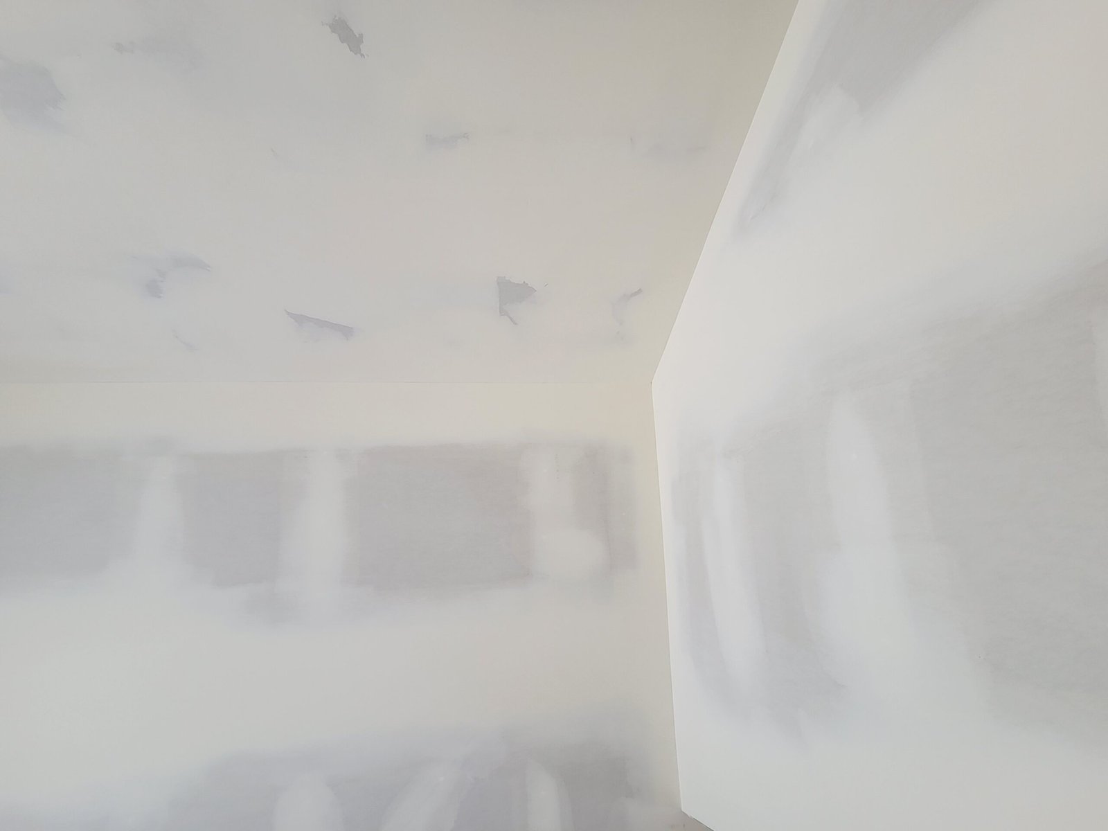 sanded walls