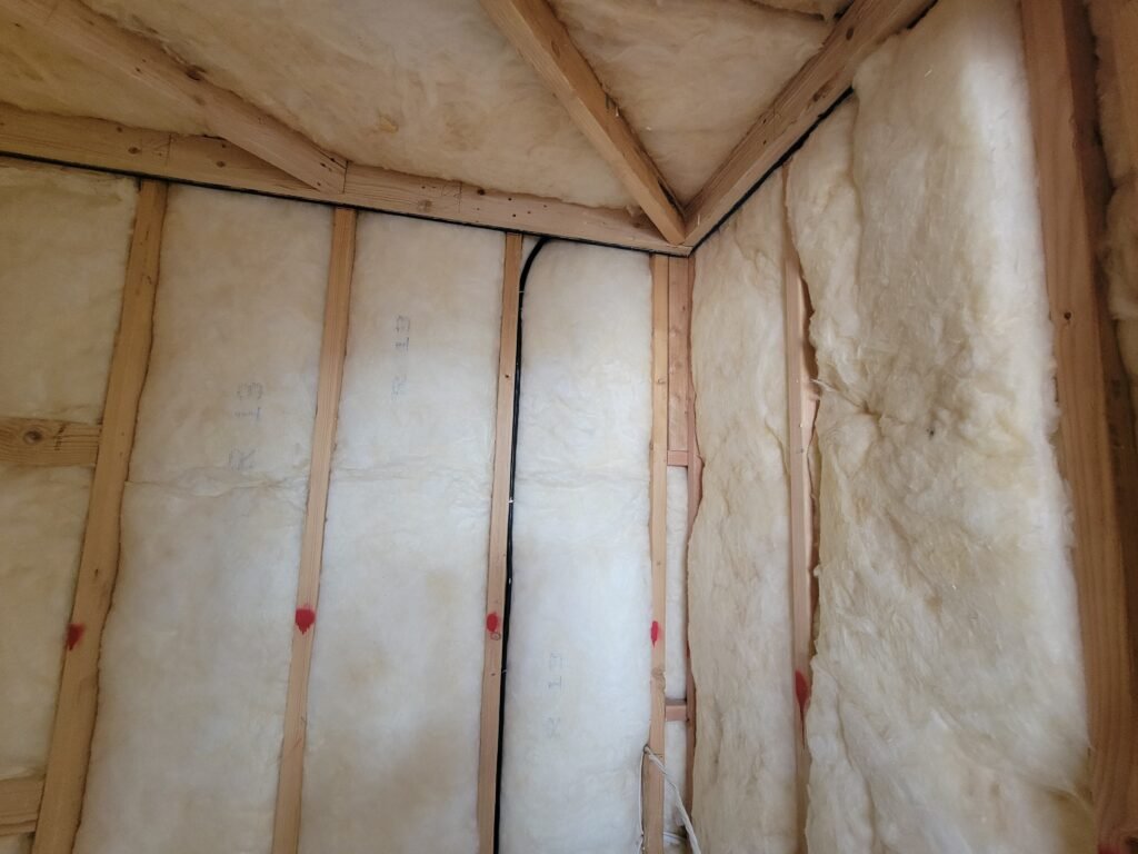 Room ready to hang drywall